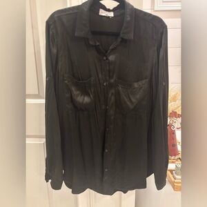 Bella Dahl Silk Button Down Shirt